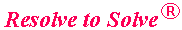 Resolve to Solve